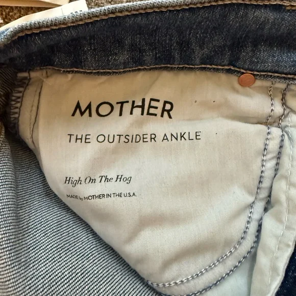 NWT Mother The Outsider Ankle in High on The Hog : 30 - Picture 10 of 11
